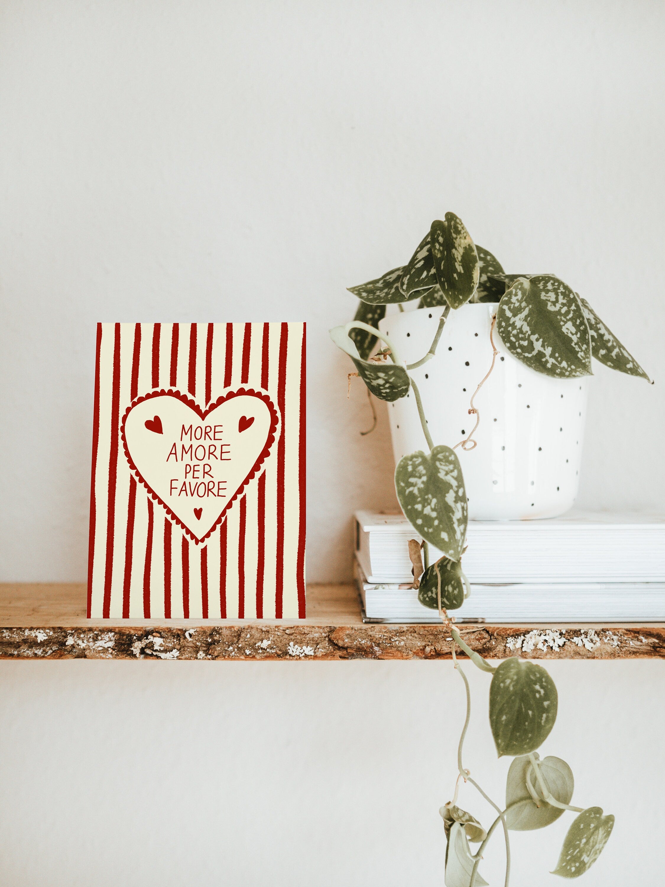 Postkarte More Amore Per Favore