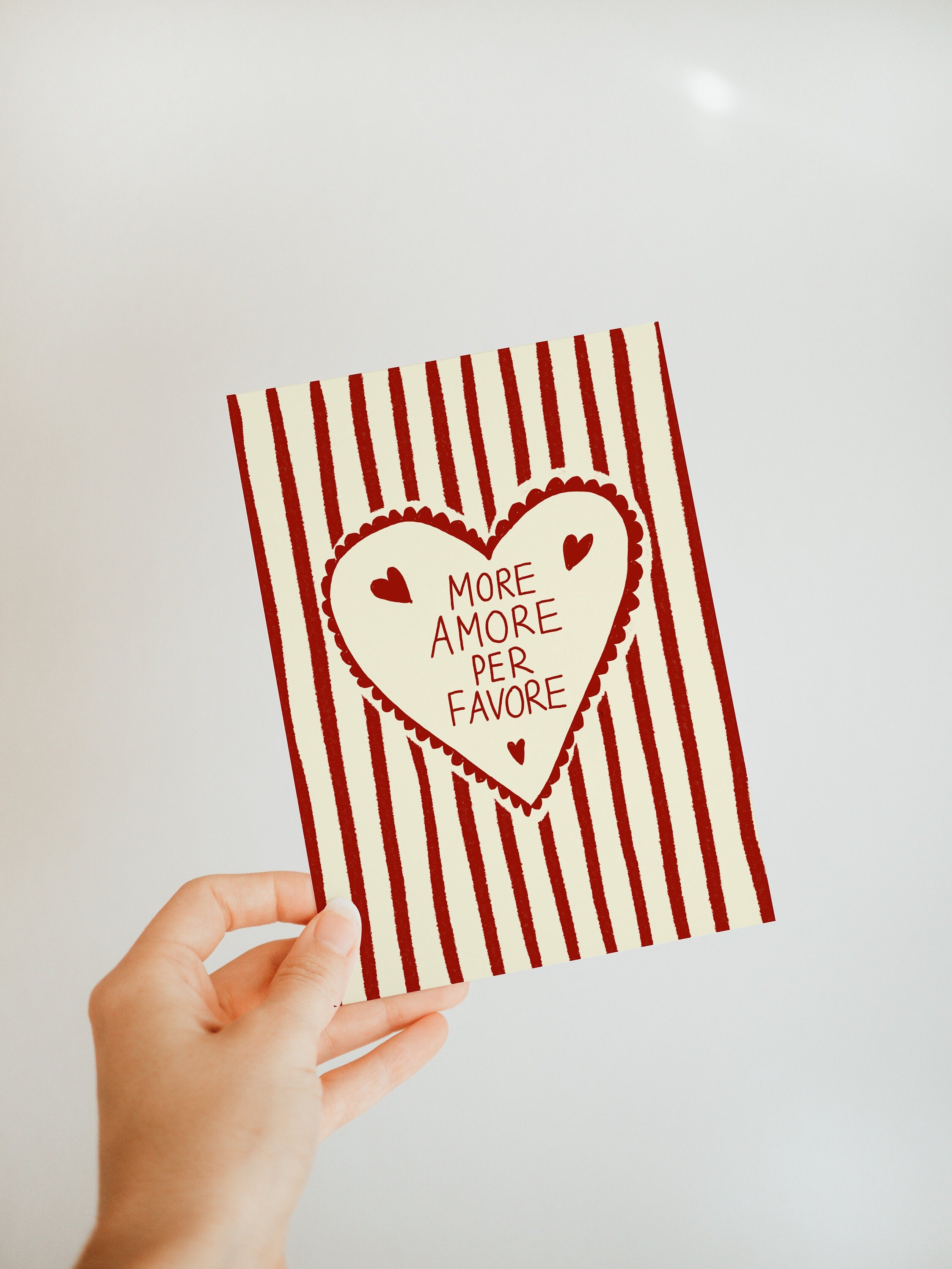 Postkarte More Amore Per Favore