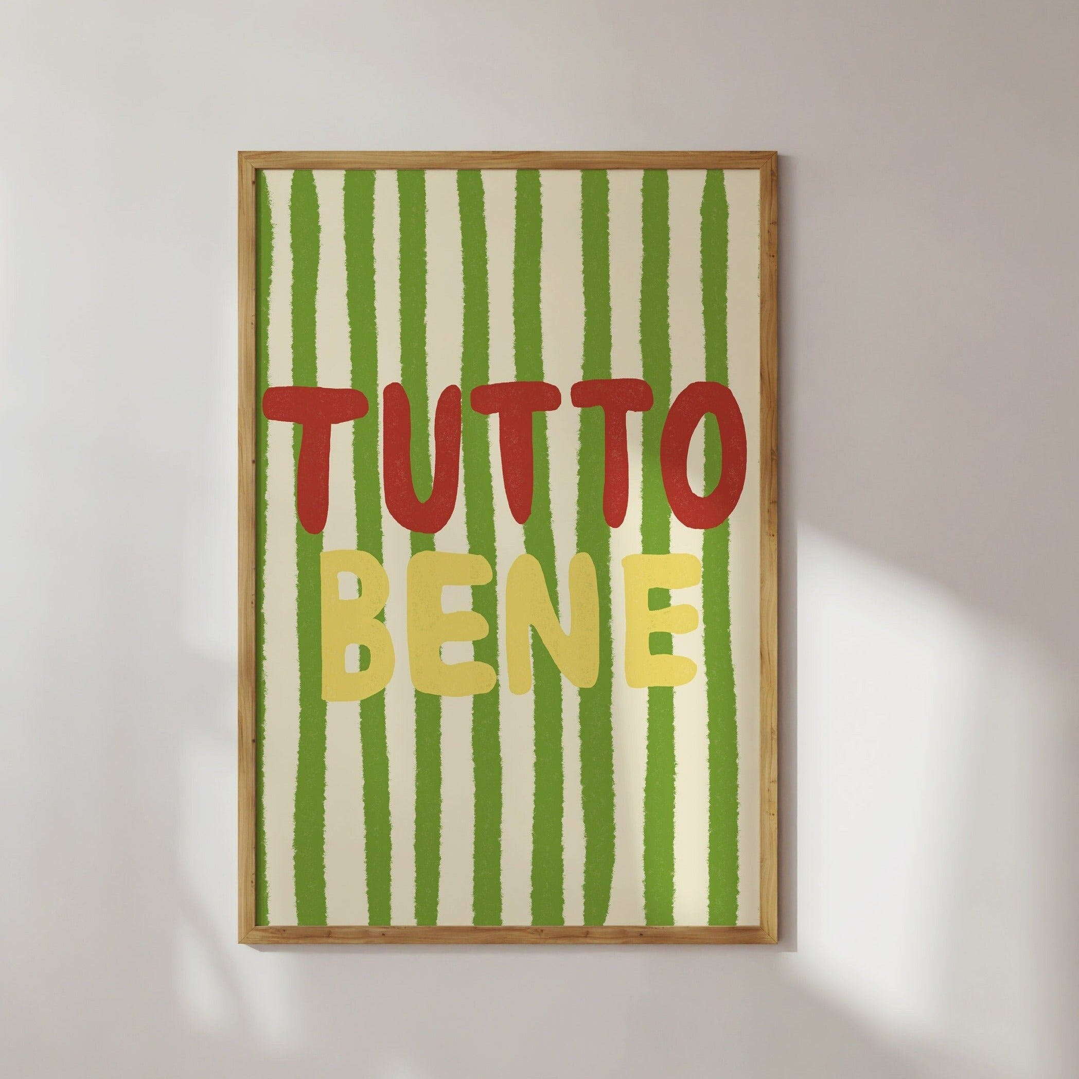 Poster Tutto Bene Kunstdruck Italien