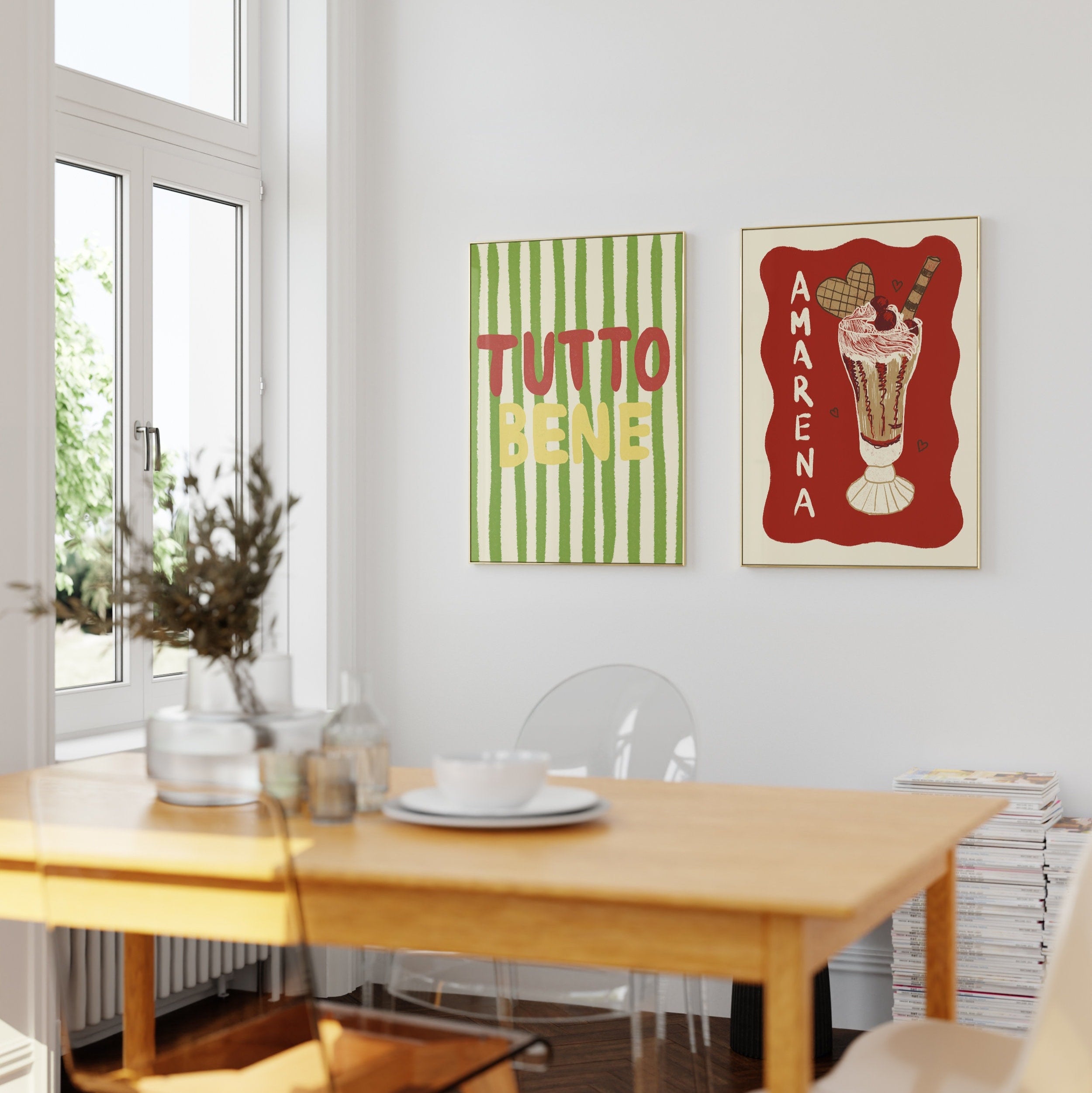 Poster Tutto Bene Kunstdruck Italien