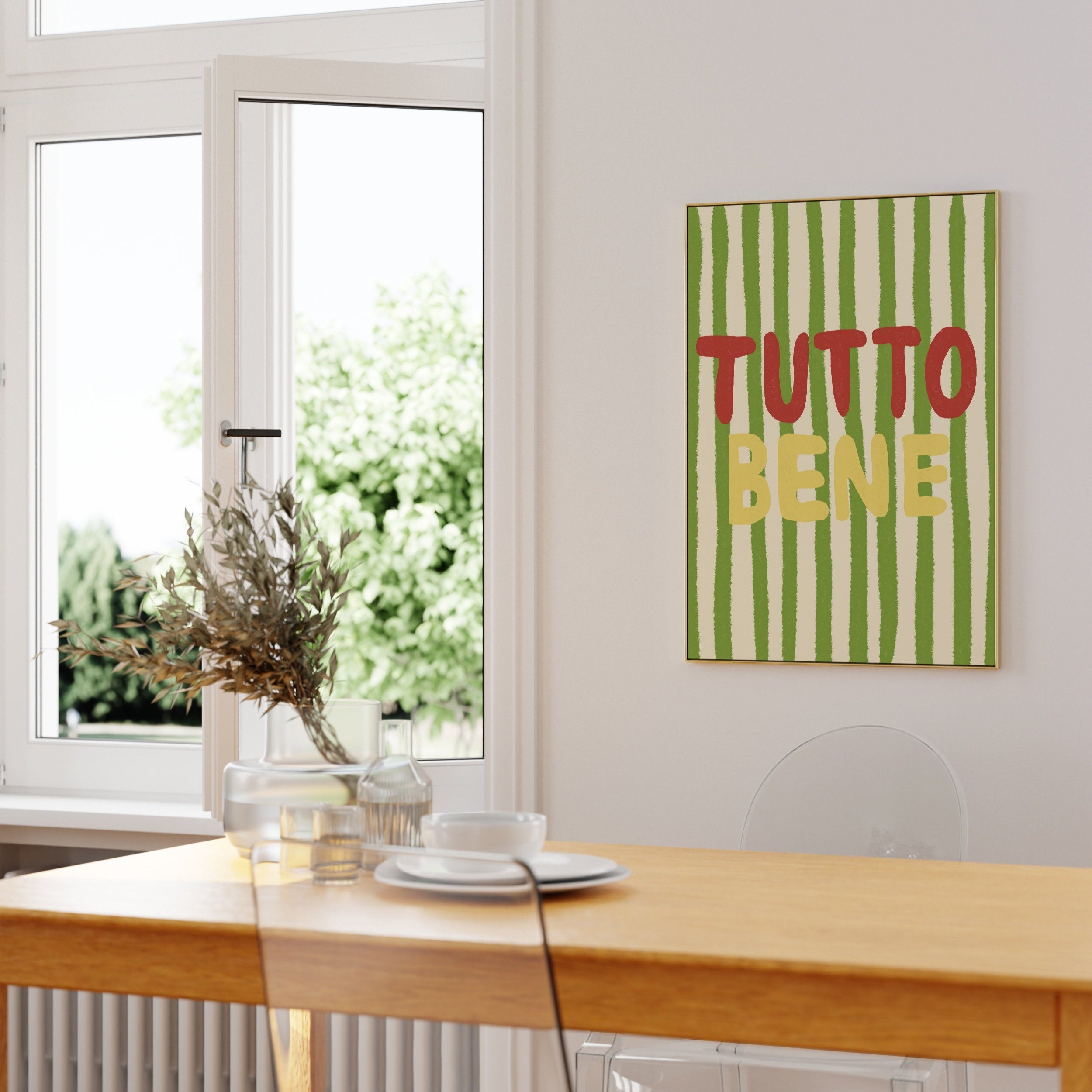 Poster Tutto Bene Kunstdruck Italien