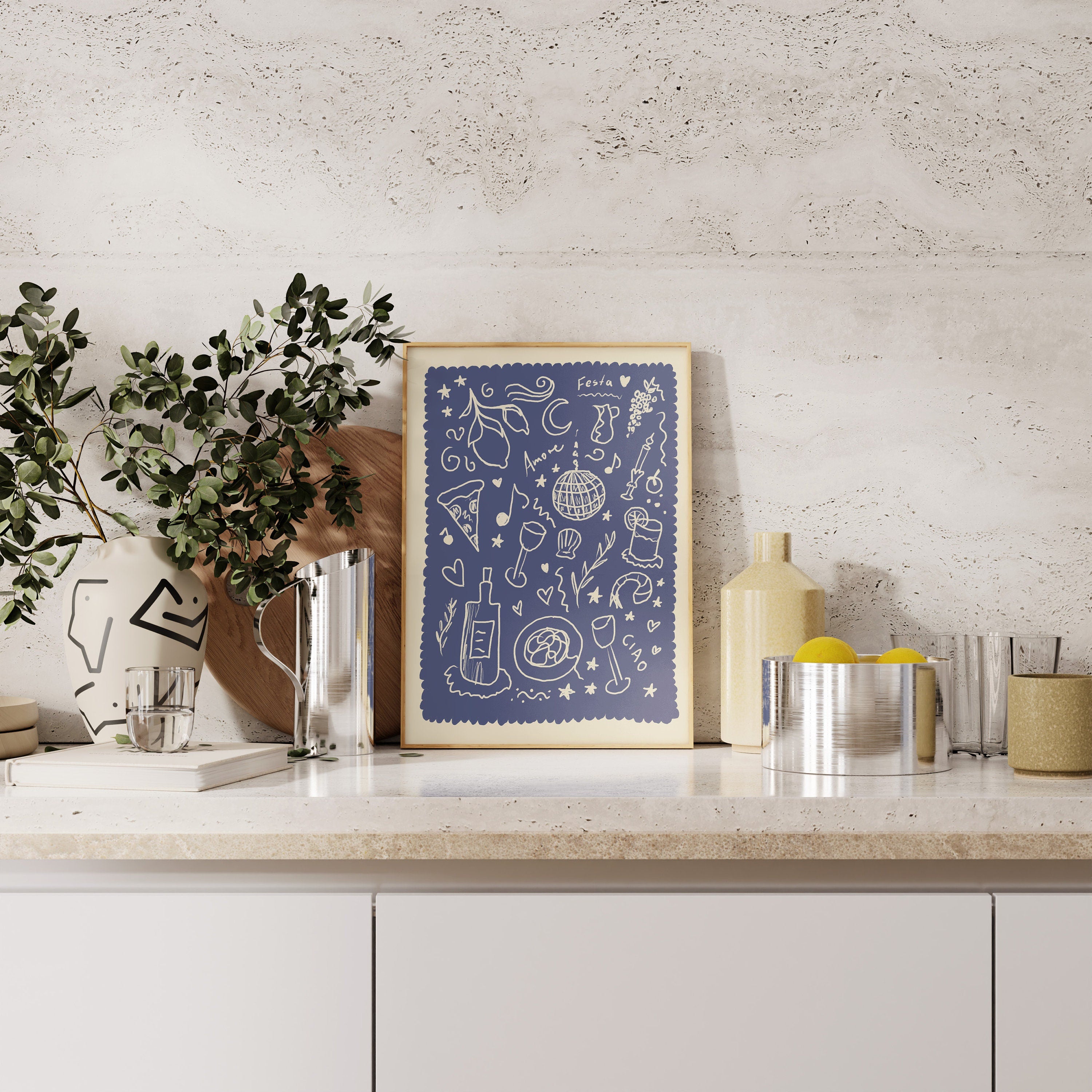 Poster italienisches Fest Italien Plakat