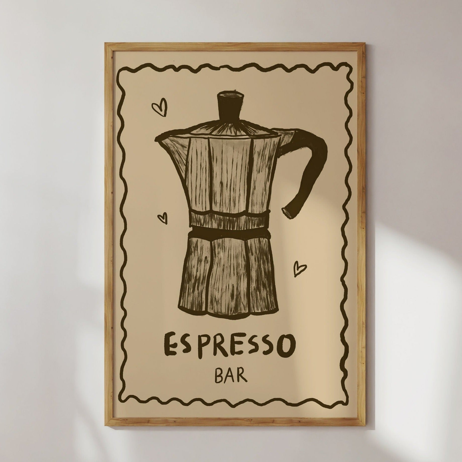 Poster Espresso Espressokocher Kaffee