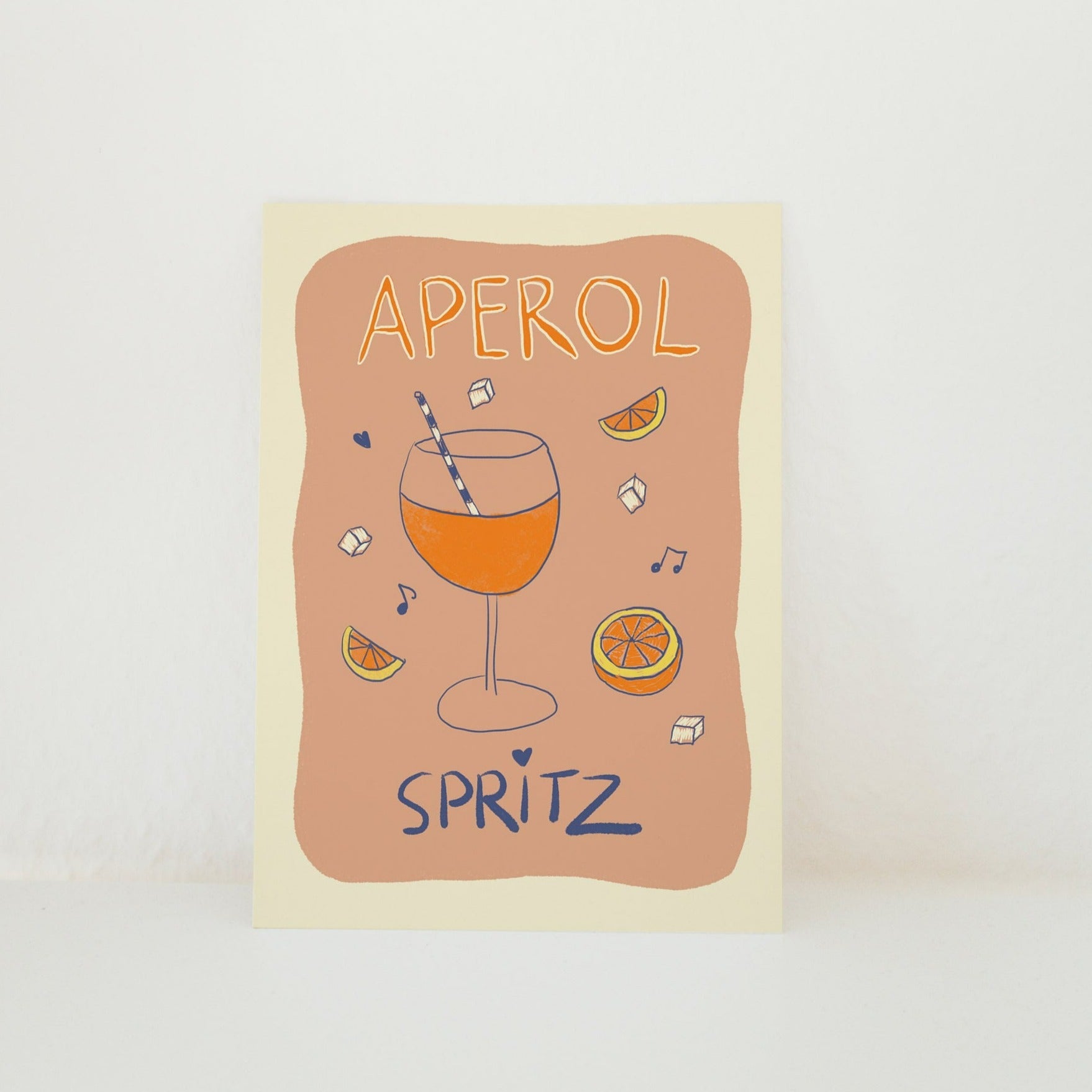 Postkarten Set 5 Italien & Aperol