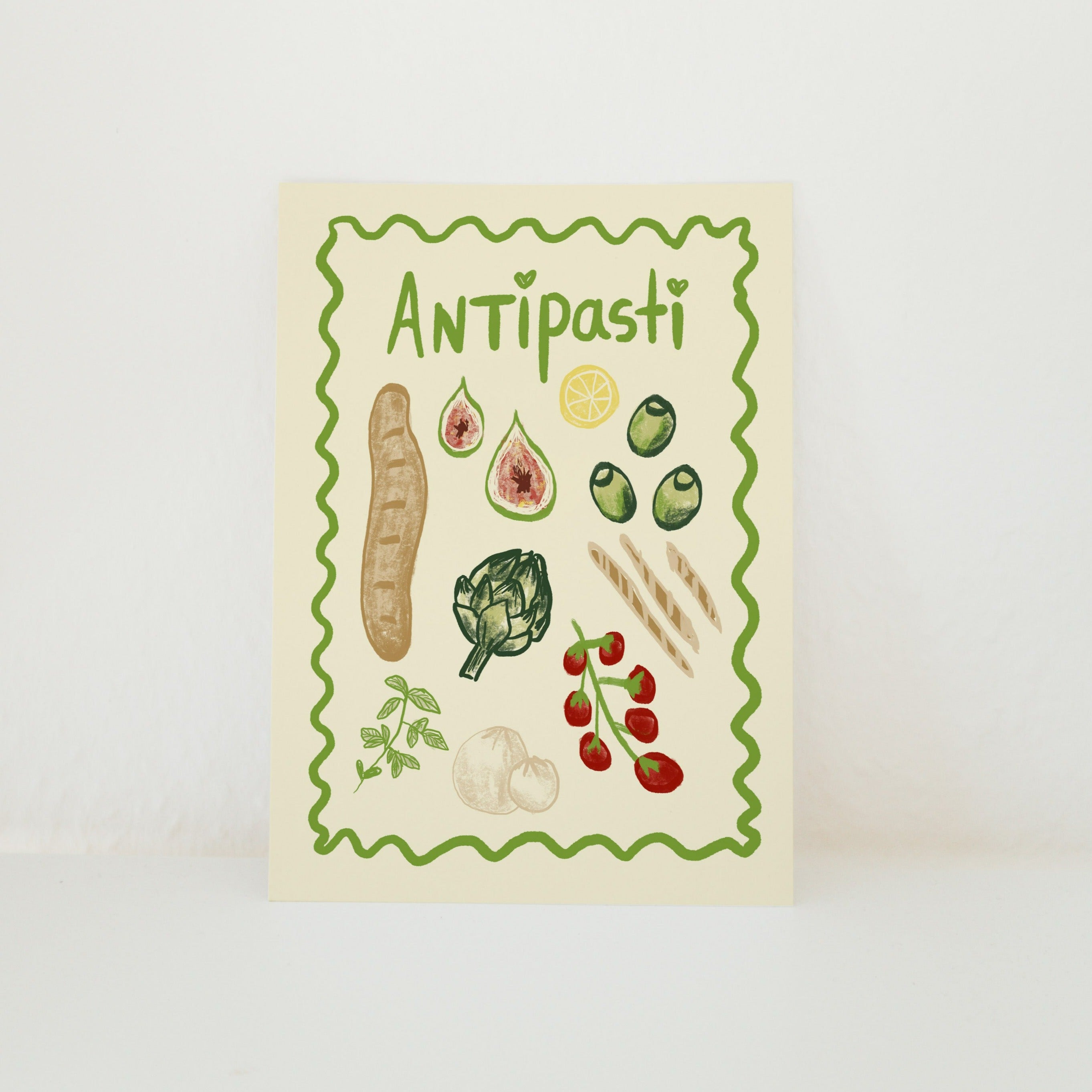 POSTKARTE ANTIPASTI