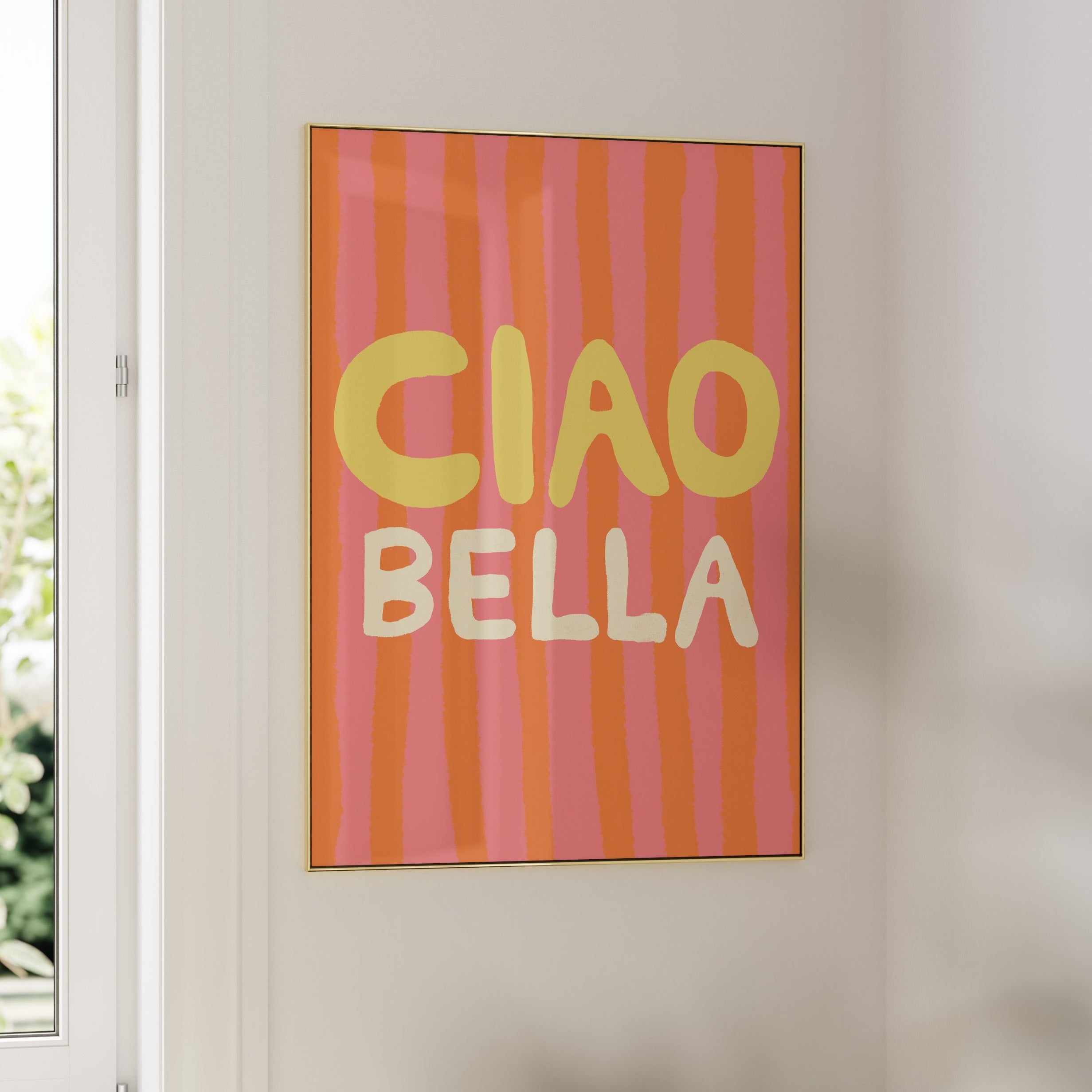 POSTER CIAO BELLA PINK