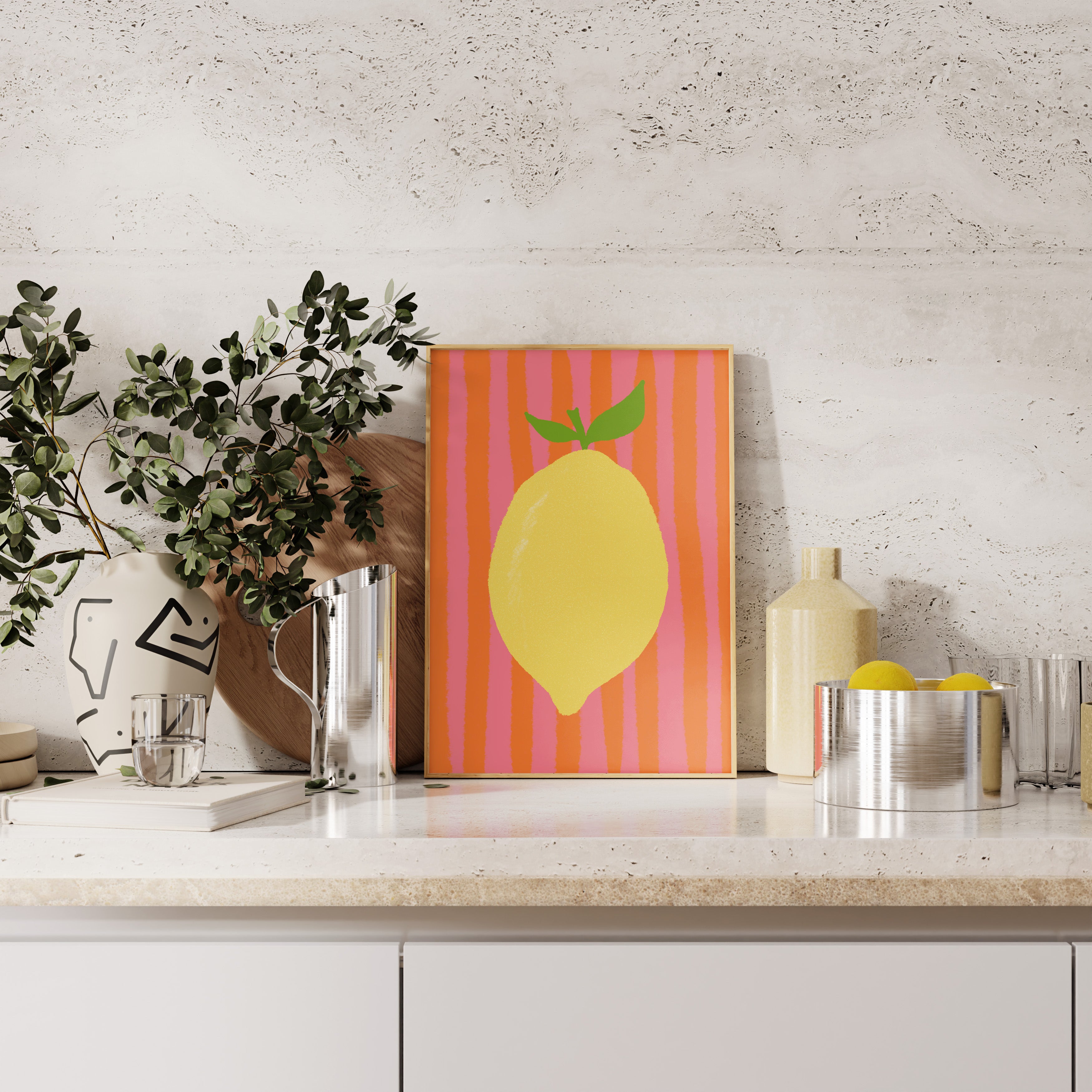 POSTER LIMONE PINK