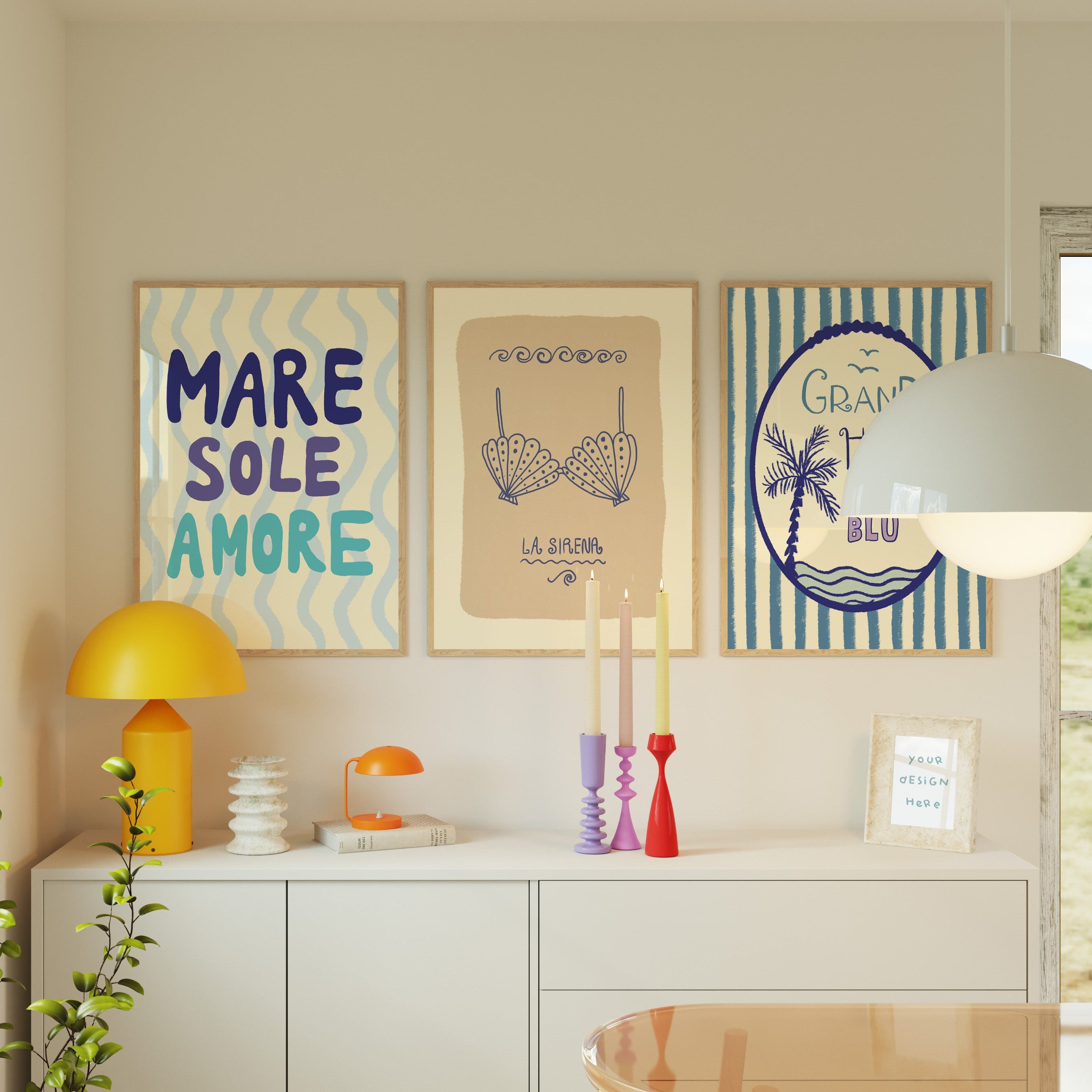 POSTER MARE SOLE AMORE
