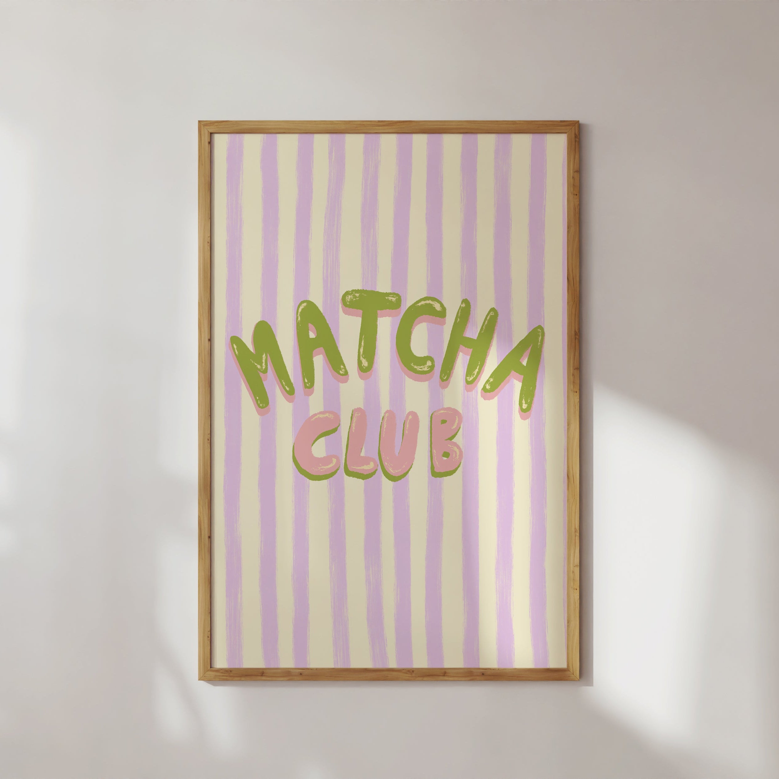 POSTER MATCHA CLUB