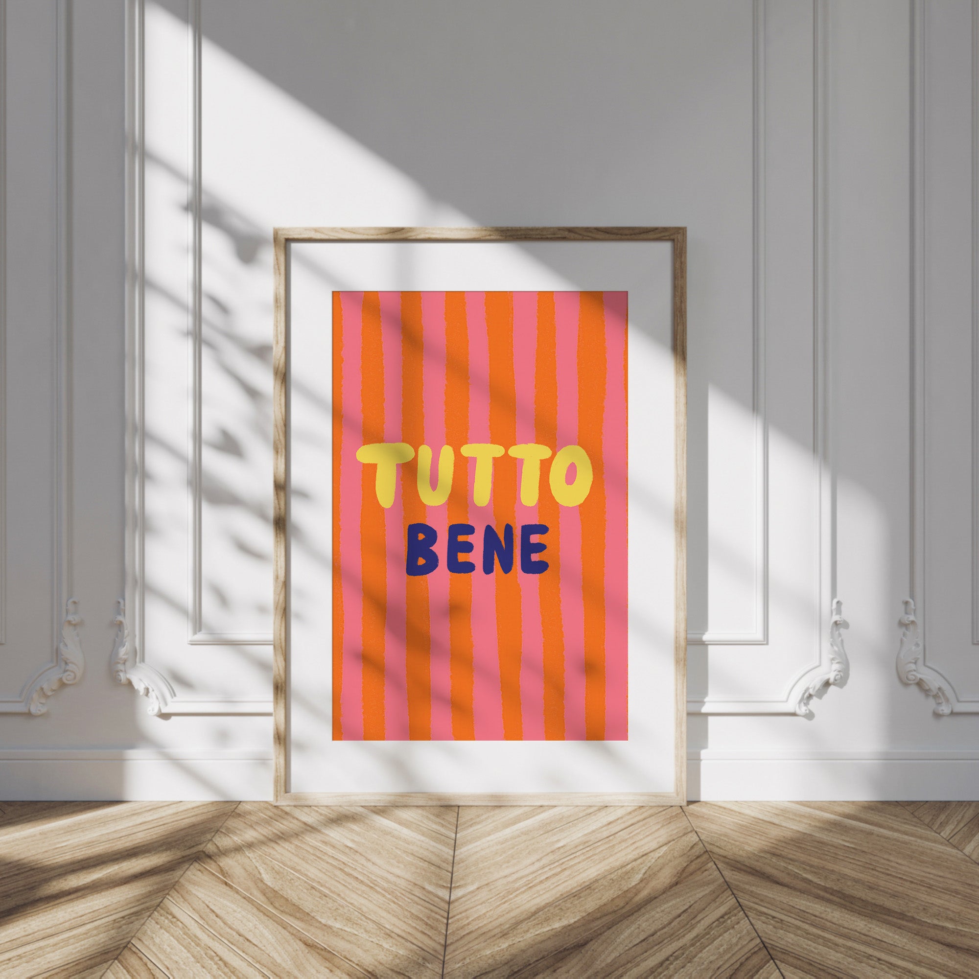 POSTER TUTTO BENE PINK ORANGE