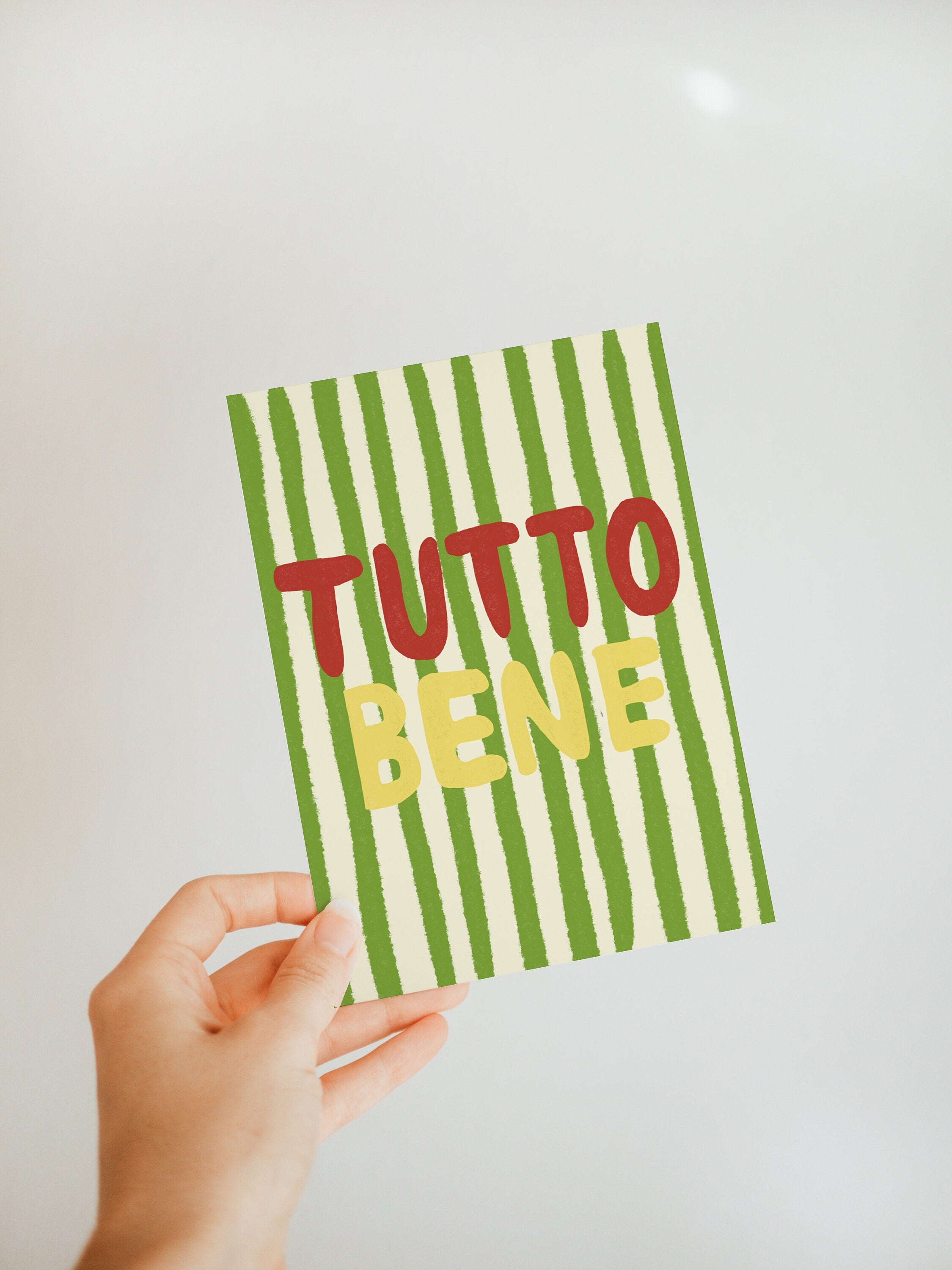 Postkarte Tutto Bene - Alles gut